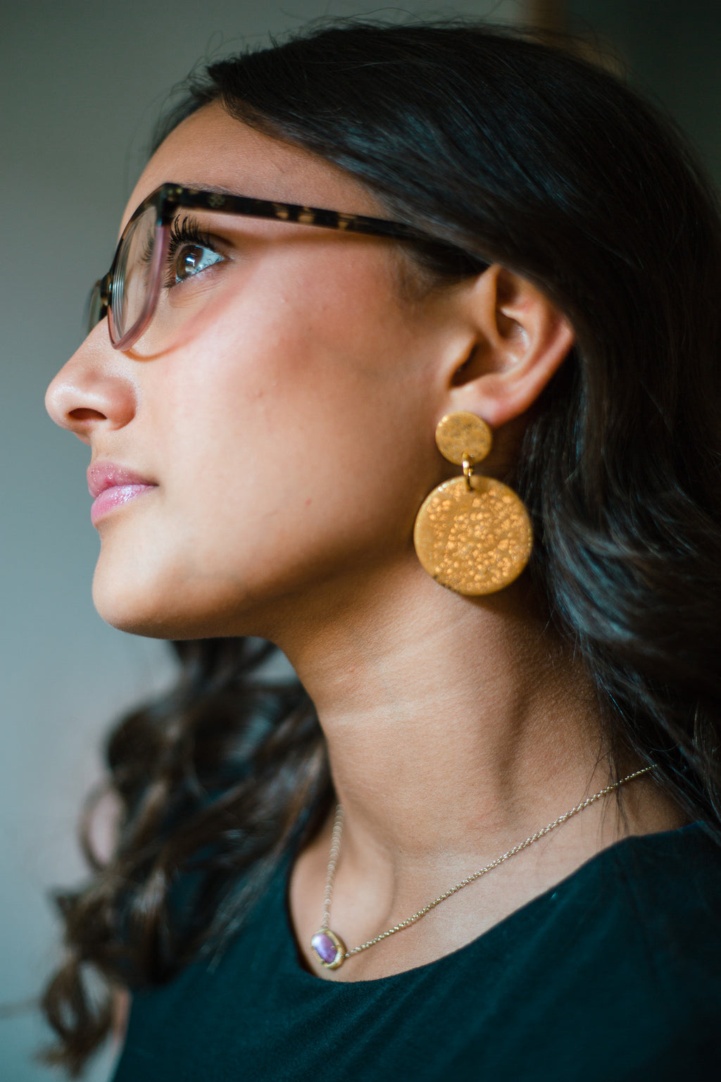 Lola Gold Flecks on Gold