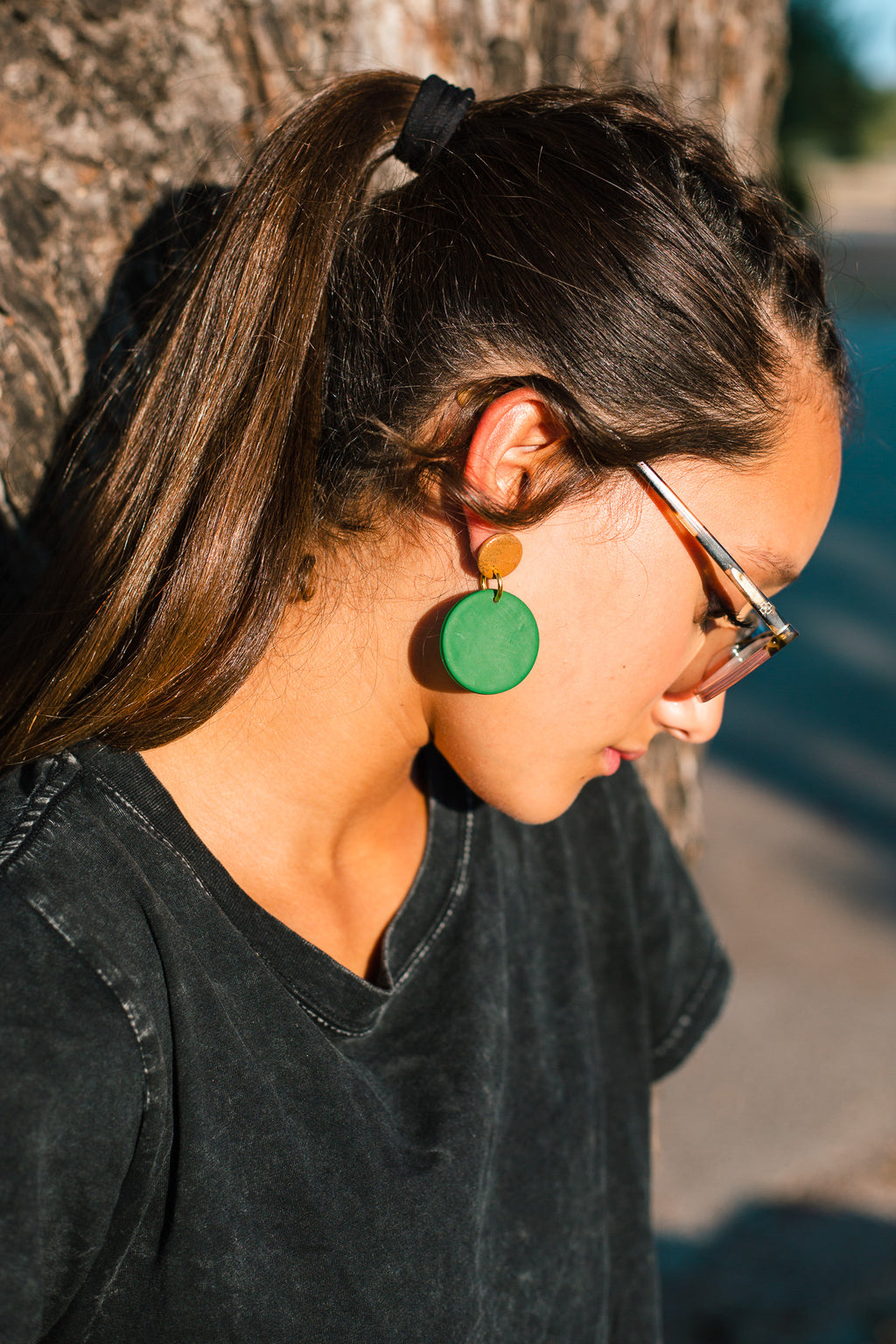 Lola Varsity Green Cognac Post