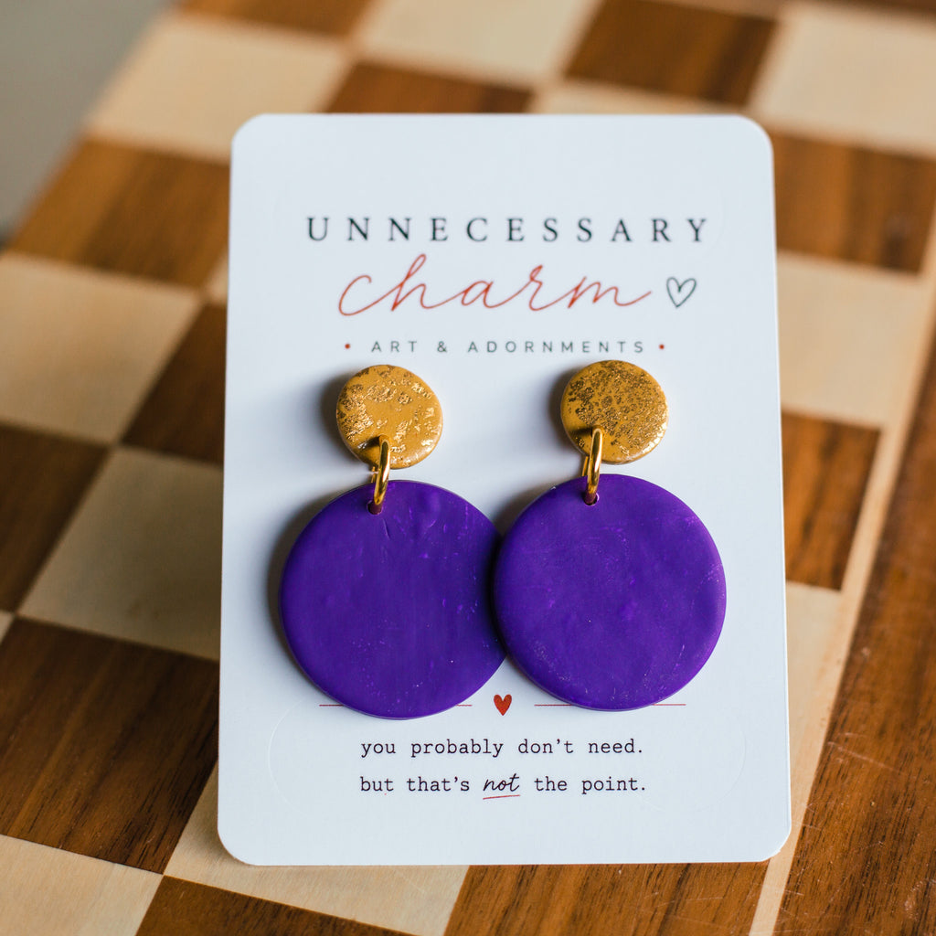 Lola Varsity Purple Ochre Post