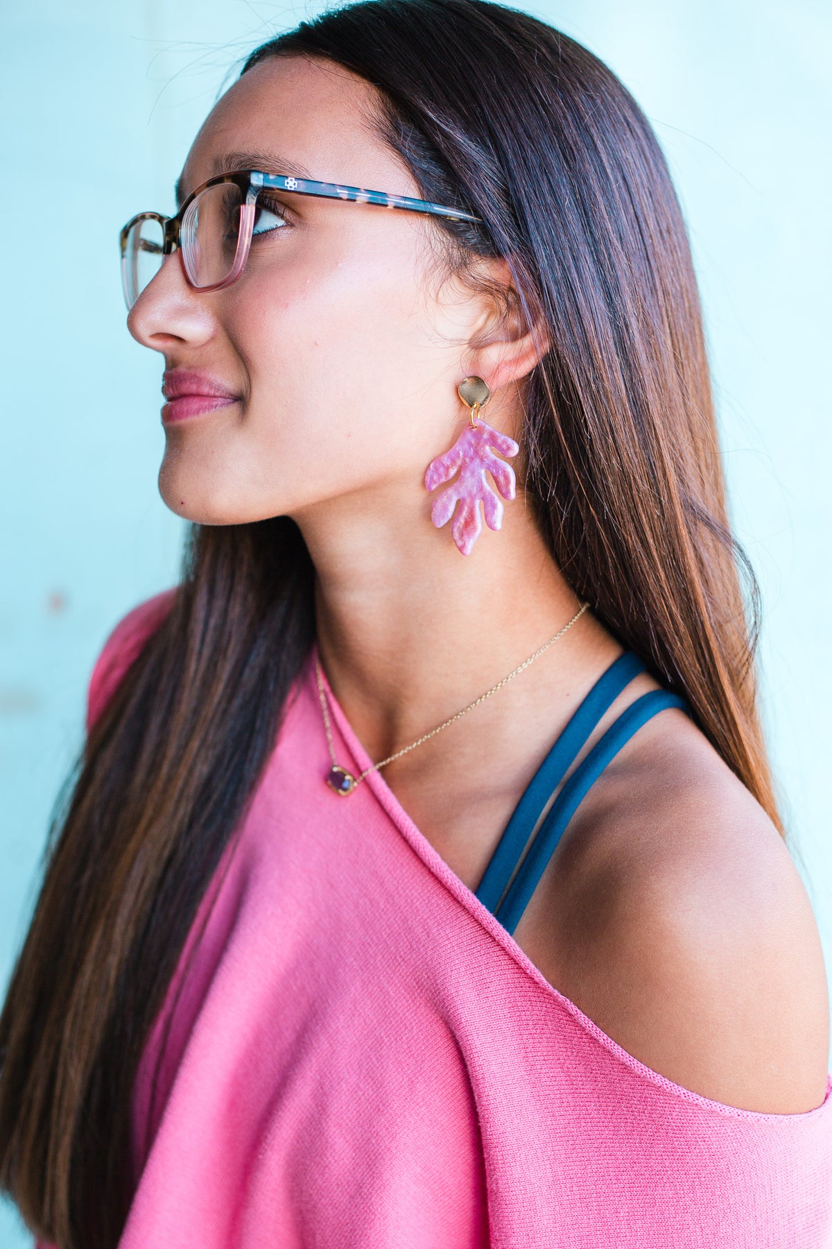 Matisse Faux Hammered Rose Gold