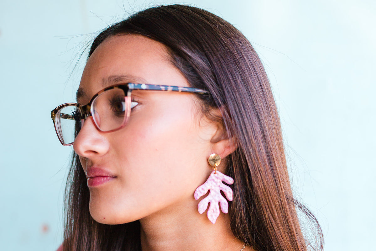 Matisse Faux Hammered Rose Gold