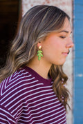 Rowan Avocado Green with Gold Flecks