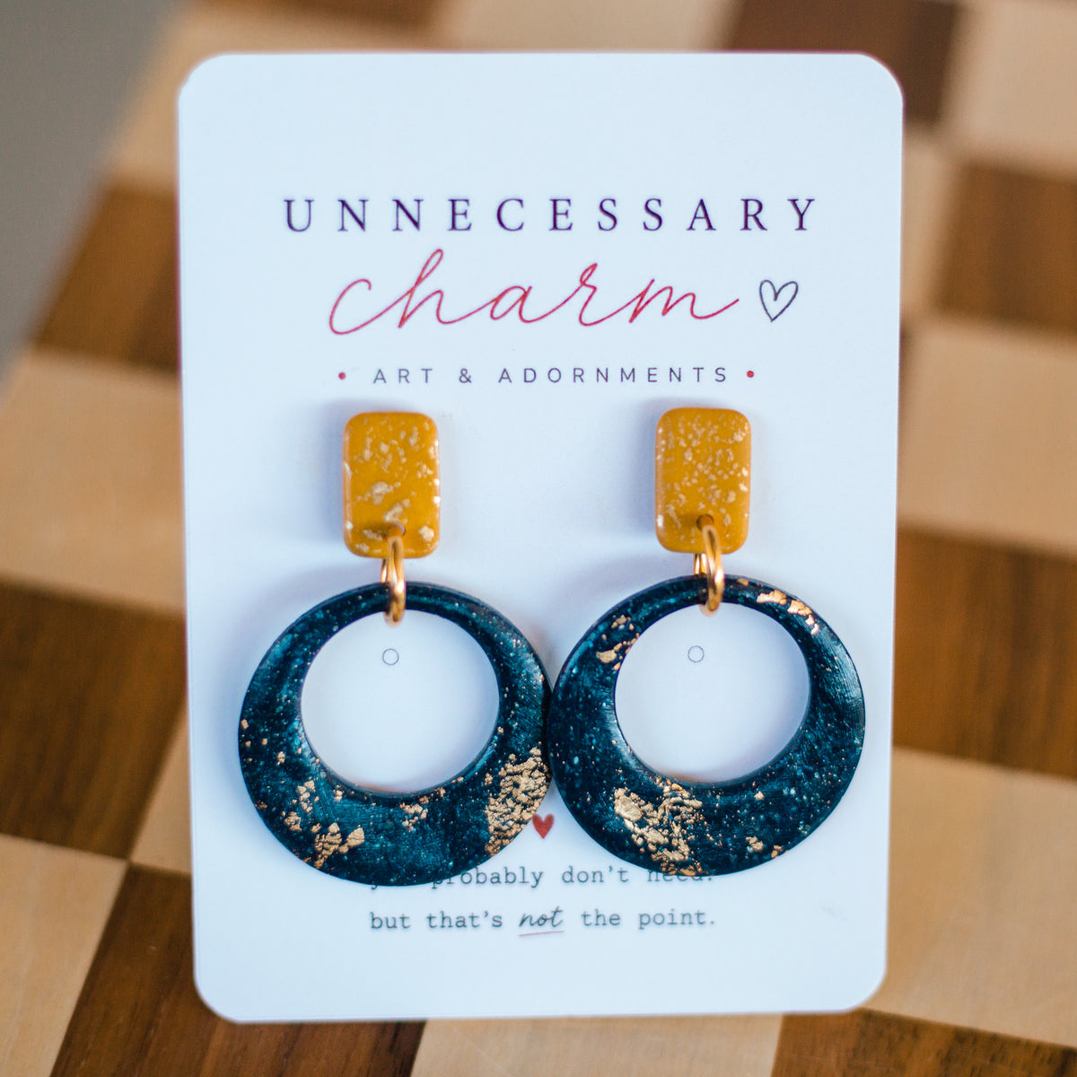 Selene Navy and Gold