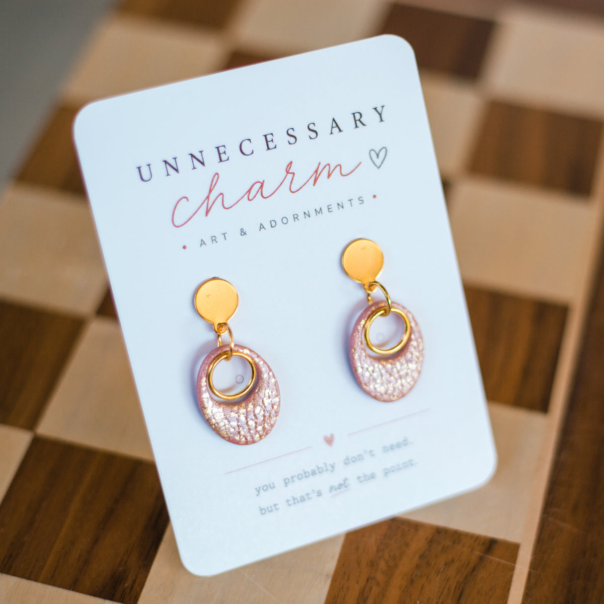 Jinx Faux Leather Rose Gold
