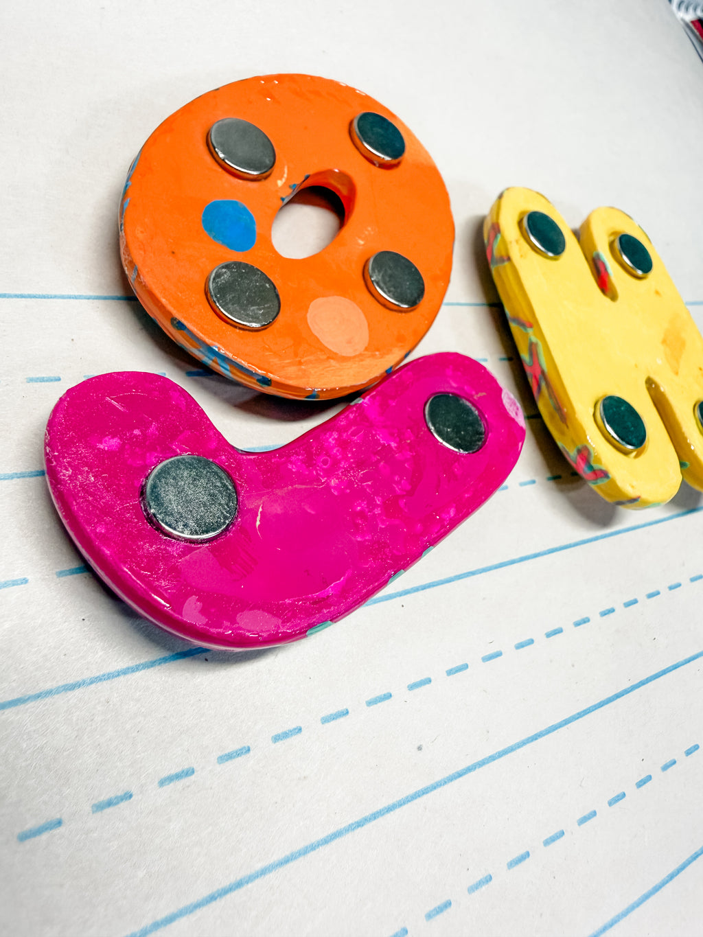 Custom Bubble Letter Magnets