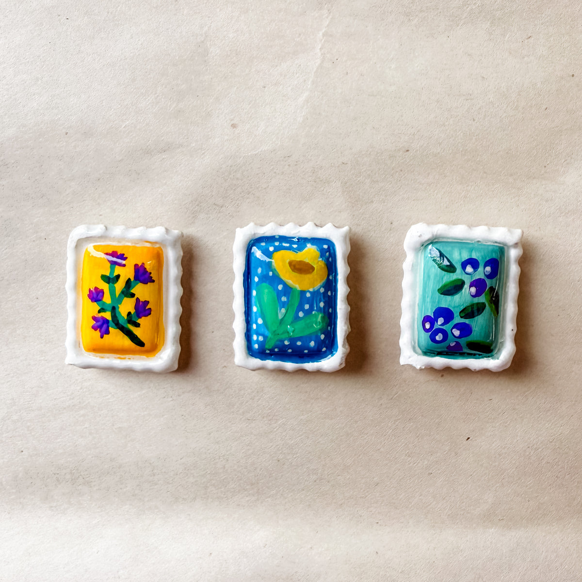 1 inch Postage Stamp Magnet Set