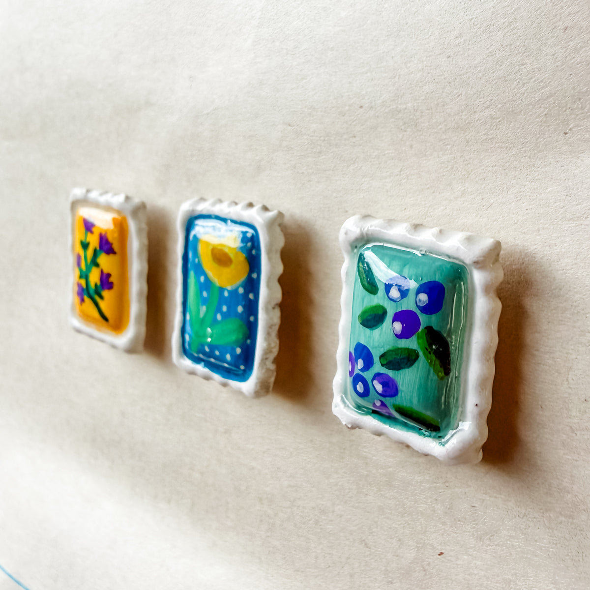 1 inch Postage Stamp Magnet Set