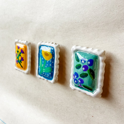1 inch Postage Stamp Magnet Set