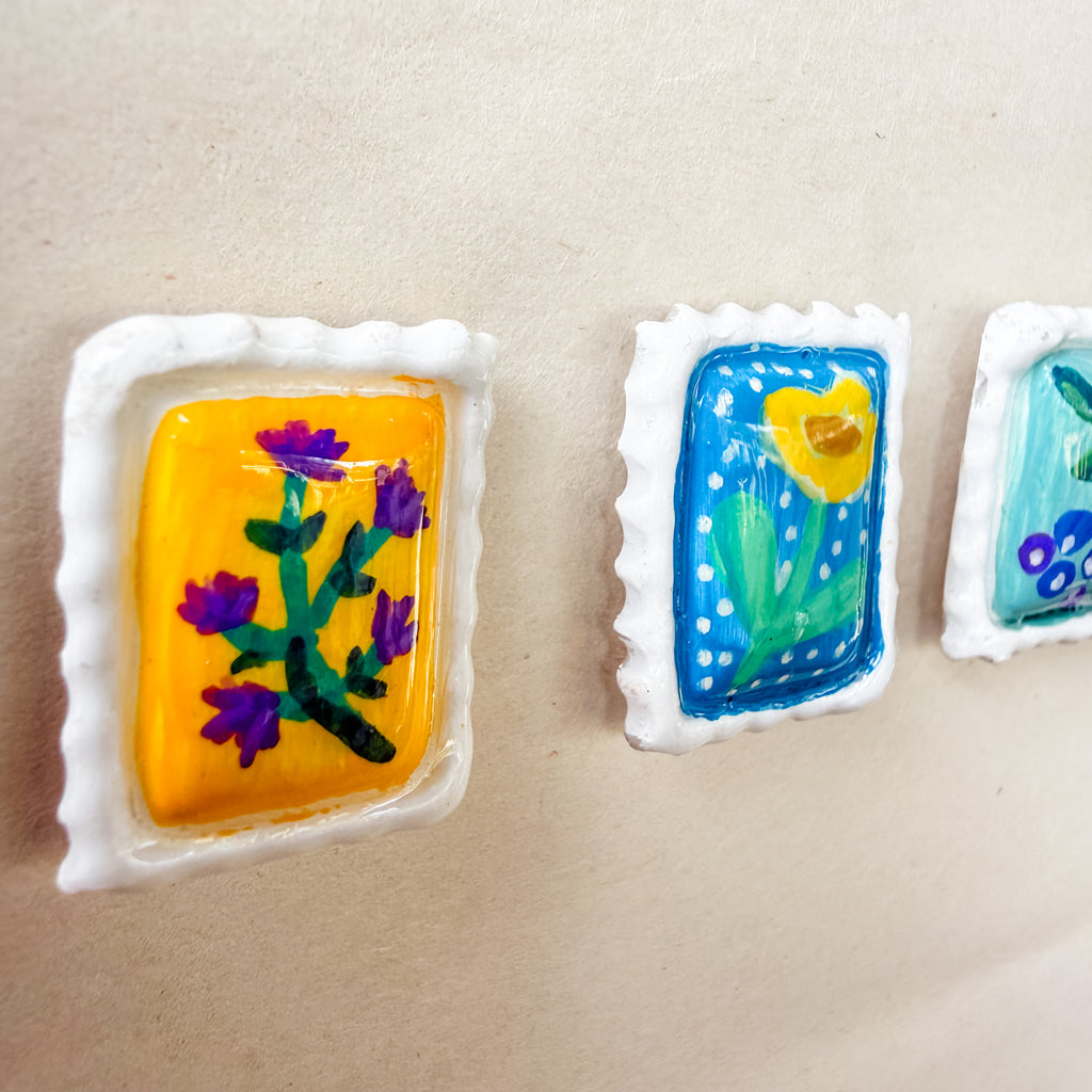 1 inch Postage Stamp Magnet Set