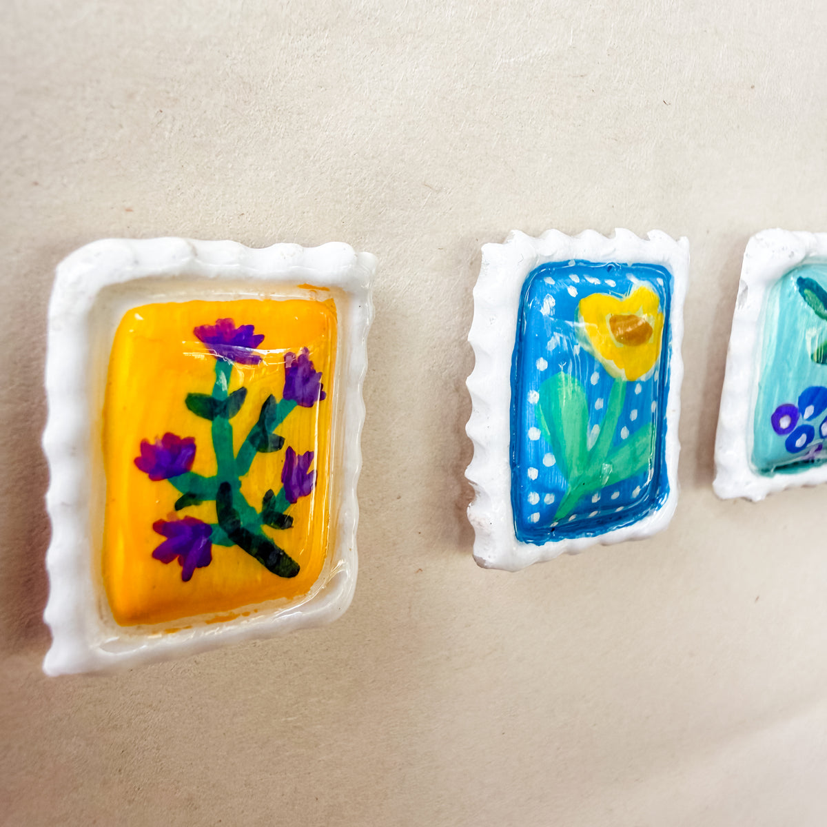 1 inch Postage Stamp Magnet Set