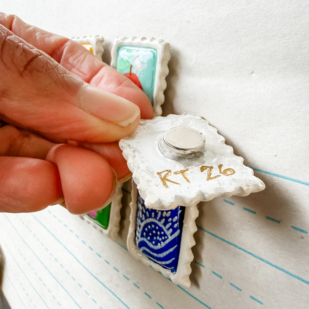 1.25 Inch Postage Stamp Magnet Set