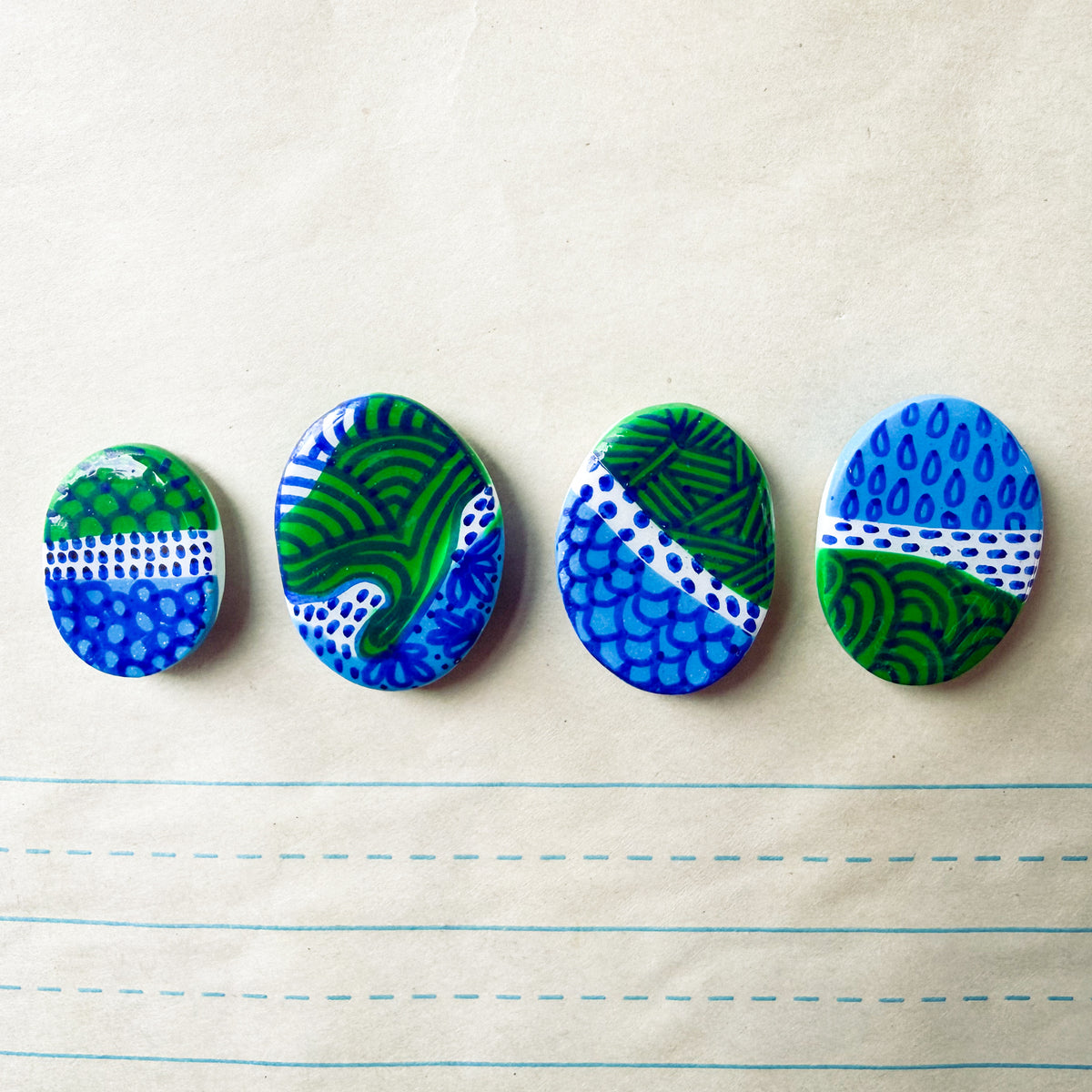 Earth Vibes Magnet Set