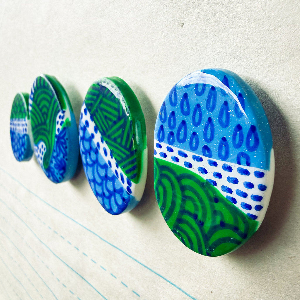 Earth Vibes Magnet Set