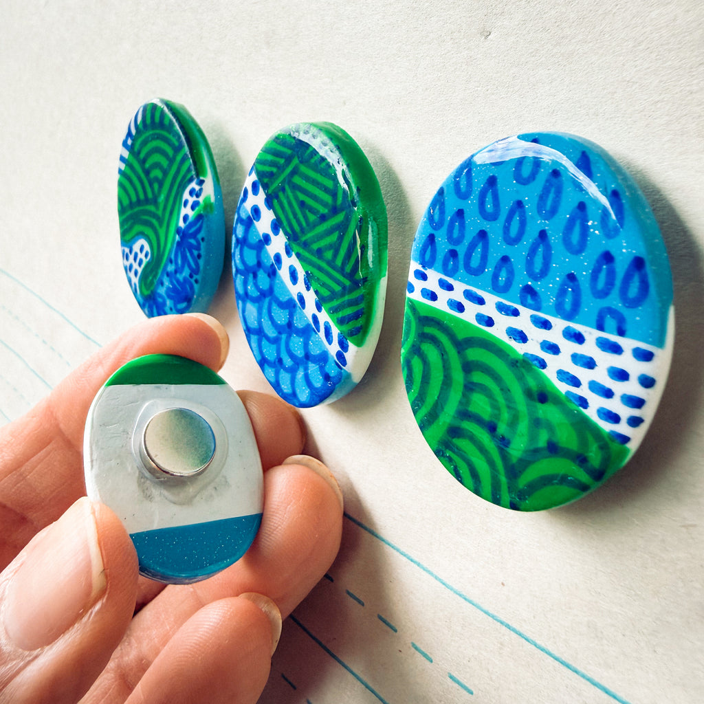Earth Vibes Magnet Set